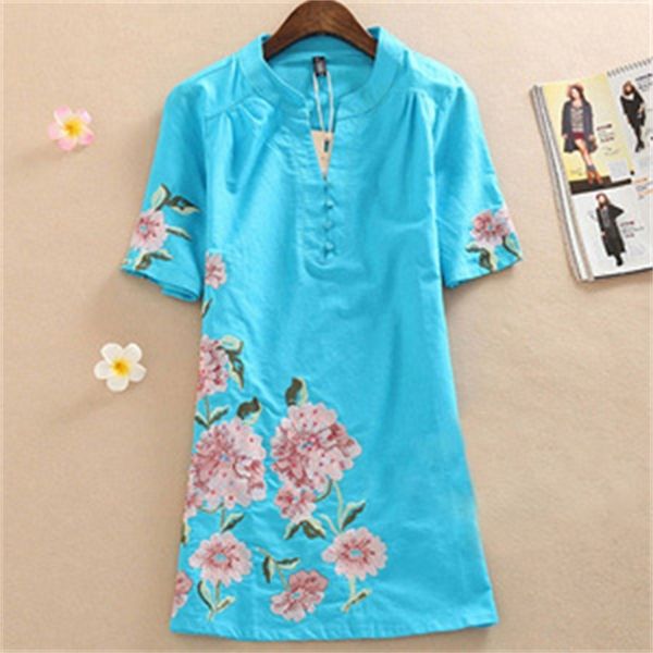 2021 new summer dress fashion short-sleeve v-neck dress knee-length printing vintage embroidery women casual dress plus size p9cu, Black;gray
2021 new summer dress fashion short-sleeve v-neck dress knee-length printing vintage embroidery women casual dress plus size p9cu, Black;gray