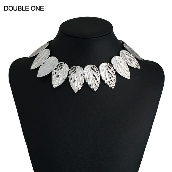 fashion leaves colar choker necklace gold silver statement chocker collar vintage maxi chokers for women, Golden;silver
fashion leaves colar choker necklace gold silver statement chocker collar vintage maxi chokers for women, Golden;silver