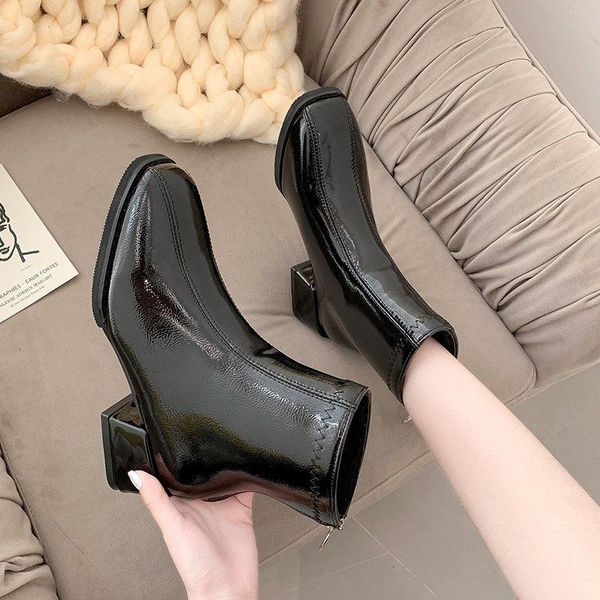 women's rubber boots zipper boots-women rock shoes woman leather booties low heels booties rain 2020 large size ankle autumn, Black
women's rubber boots zipper boots-women rock shoes woman leather booties low heels booties rain 2020 large size ankle autumn, Black