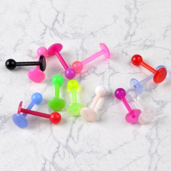 30pcs/lot 8mm length soft bioplast flexible ball nose ring lip ring tragus earrings body piercing jewelry q sqckiq, Silver
30pcs/lot 8mm length soft bioplast flexible ball nose ring lip ring tragus earrings body piercing jewelry q sqckiq, Silver