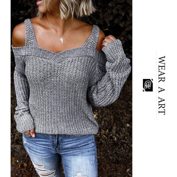 women halter sweater fashion warm girl off-the-shoulder knits solid colors are casual long-sleeved sweater 2020 spring fal new hot, White;black
women halter sweater fashion warm girl off-the-shoulder knits solid colors are casual long-sleeved sweater 2020 spring fal new hot, White;black