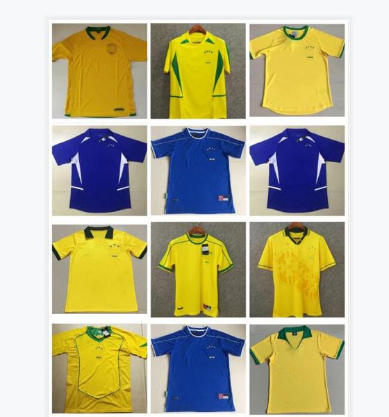 98 home soccer jerseys 2002 retro zico shirts carlos romario ronaldo ronaldinho 2004 camisa de futebol 1994 bebeto 06 kaka, Black;yellow
98 home soccer jerseys 2002 retro zico shirts carlos romario ronaldo ronaldinho 2004 camisa de futebol 1994 bebeto 06 kaka, Black;yellow