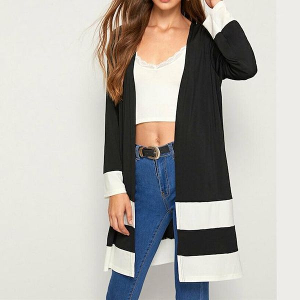 women's jackets autumn womens ladies open front stitch cardigan long sleeve jersey basic coats straight outwear clothes women 20211, Black;brown
women's jackets autumn womens ladies open front stitch cardigan long sleeve jersey basic coats straight outwear clothes women 20211, Black;brown