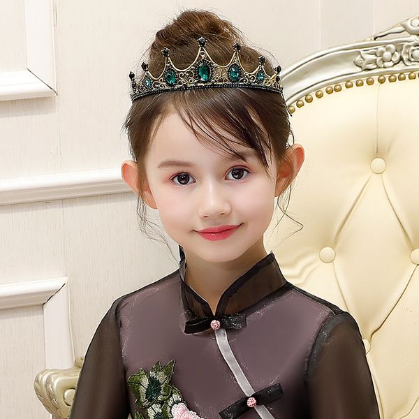 mlittle headband new girl princess girl's headdress baroque diamond crown children's performance head k, Silver
mlittle headband new girl princess girl's headdress baroque diamond crown children's performance head k, Silver