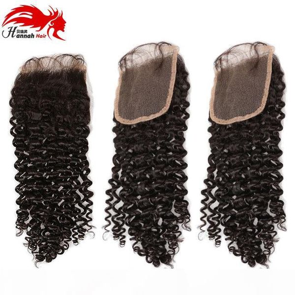 hannah hair brazilian lace closure deep curly wave 4x4 remy human hair part closure bleached knots with baby hair, Black
hannah hair brazilian lace closure deep curly wave 4x4 remy human hair part closure bleached knots with baby hair, Black