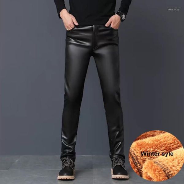 winter pu faux leather pants men skinny windbreak waterproof motorcycle high elastic tight pu leather trousers plus size1, Black
winter pu faux leather pants men skinny windbreak waterproof motorcycle high elastic tight pu leather trousers plus size1, Black