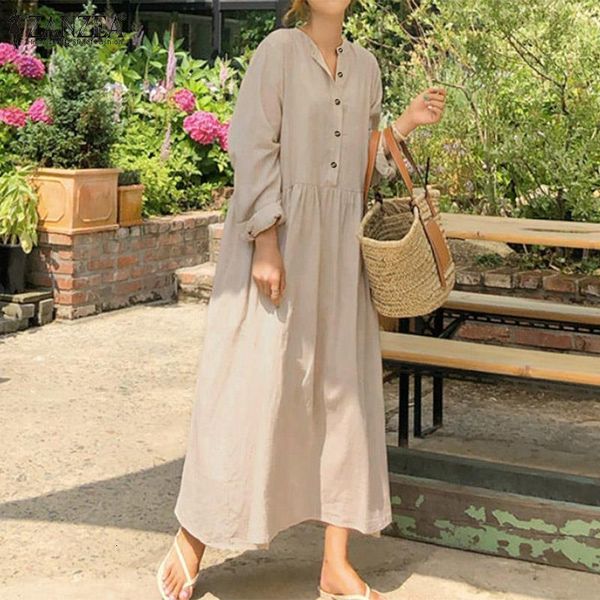 elegant button shirt dress women's spring sundress zanzea 2020 casual long sleeve maxi vestidos female baggy robe plus size 5xl, Black;gray
elegant button shirt dress women's spring sundress zanzea 2020 casual long sleeve maxi vestidos female baggy robe plus size 5xl, Black;gray