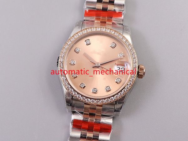 multicolor dial lady watch christmas gift 31mm stainless steel jubilee automatic mechanica sapphire president womens wristwatches ar475, Slivery;brown
multicolor dial lady watch christmas gift 31mm stainless steel jubilee automatic mechanica sapphire president womens wristwatches ar475, Slivery;brown