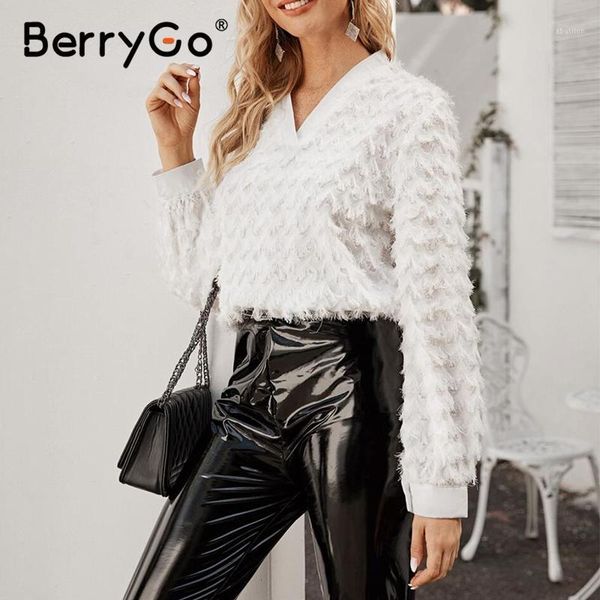 women's blouses & shirts berrygo fashion feather women white blouse shirt long sleeve chic v neck female elegant spring summer ladies
women's blouses & shirts berrygo fashion feather women white blouse shirt long sleeve chic v neck female elegant spring summer ladies