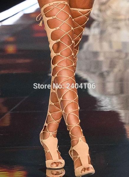 high heels runway shoes black beige suede peep toe rome botas cross-tied lace-up thigh high boots gladiator summer sandals
high heels runway shoes black beige suede peep toe rome botas cross-tied lace-up thigh high boots gladiator summer sandals