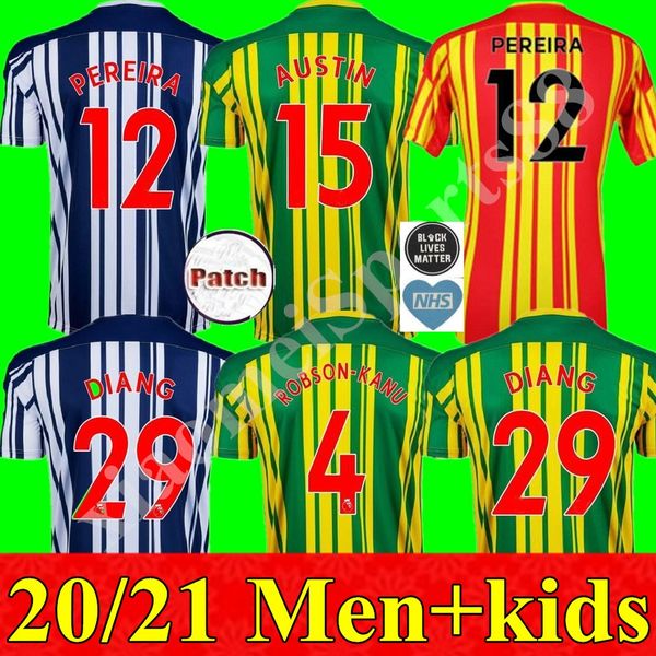 20 21 west bromwich albion home soccer jersey 2020 2021 away football shirt kit camiseta de futbol west brom men + kids robson-kanu uniform, Black;yellow
20 21 west bromwich albion home soccer jersey 2020 2021 away football shirt kit camiseta de futbol west brom men + kids robson-kanu uniform, Black;yellow