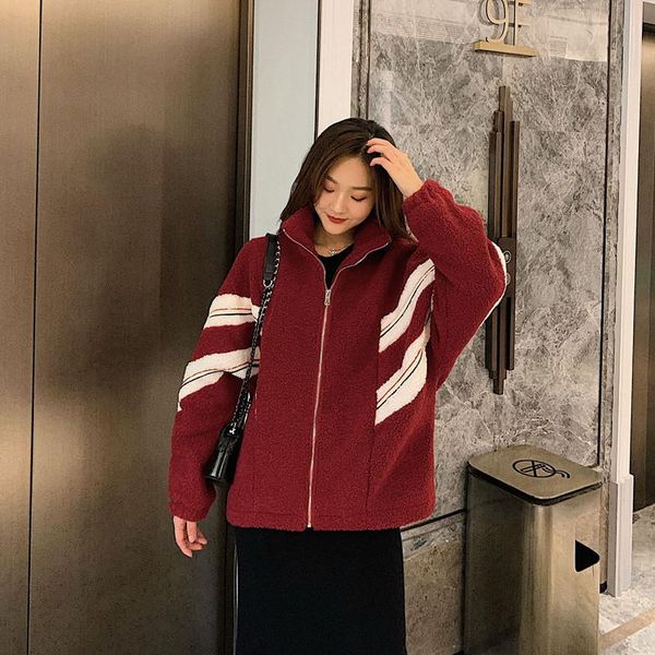 ladies jacket and coats winter fashion faux lamb fur coat warm thick vintage loose coat winter jacket women 2020 teddy, Black
ladies jacket and coats winter fashion faux lamb fur coat warm thick vintage loose coat winter jacket women 2020 teddy, Black