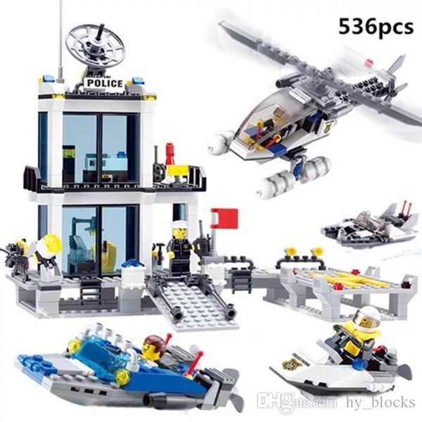 city police station building blocks sets helicopter boat model figures bricks toy kids diy creator educational assembled boys toys 06
city police station building blocks sets helicopter boat model figures bricks toy kids diy creator educational assembled boys toys 06