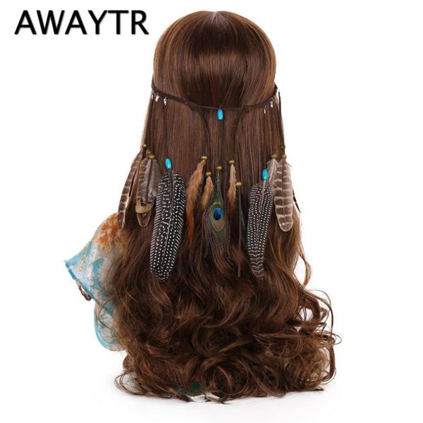 awaytr hair feather headband women 2020 headband hippie headdress peacock feathers ornaments party favor, Golden;silver
awaytr hair feather headband women 2020 headband hippie headdress peacock feathers ornaments party favor, Golden;silver