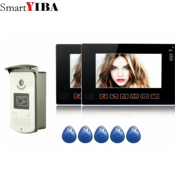 smartyiba wired home security 9 inch color video intercom door phone system 2 monitor 1 night vision doorbell camera
smartyiba wired home security 9 inch color video intercom door phone system 2 monitor 1 night vision doorbell camera