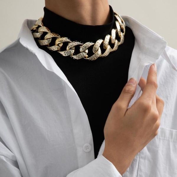 chains diezi fashion simple gold silver color ccb link chain necklace hip hop punk geometric vintage necklaces for women men
chains diezi fashion simple gold silver color ccb link chain necklace hip hop punk geometric vintage necklaces for women men