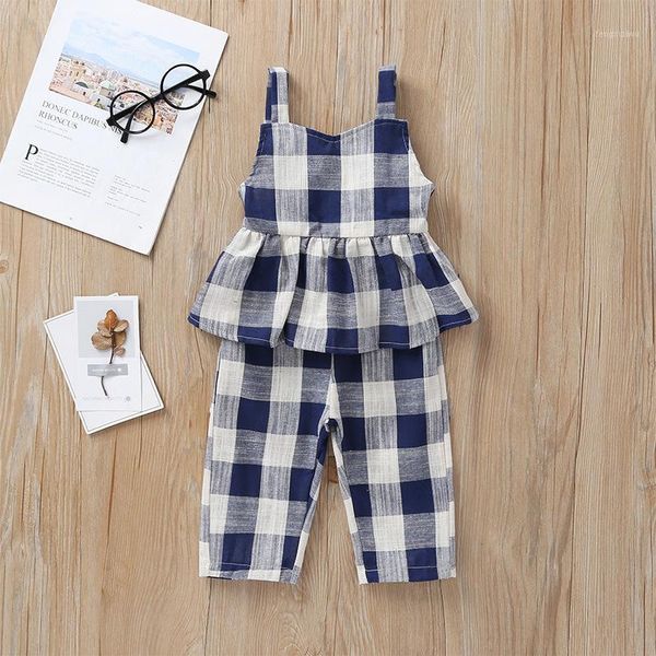 jumpsuits plaid girl overalls summer kids girls sleeveless jumpsuit backless salopette fille ruffles children toddler infant 20211, Blue
jumpsuits plaid girl overalls summer kids girls sleeveless jumpsuit backless salopette fille ruffles children toddler infant 20211, Blue