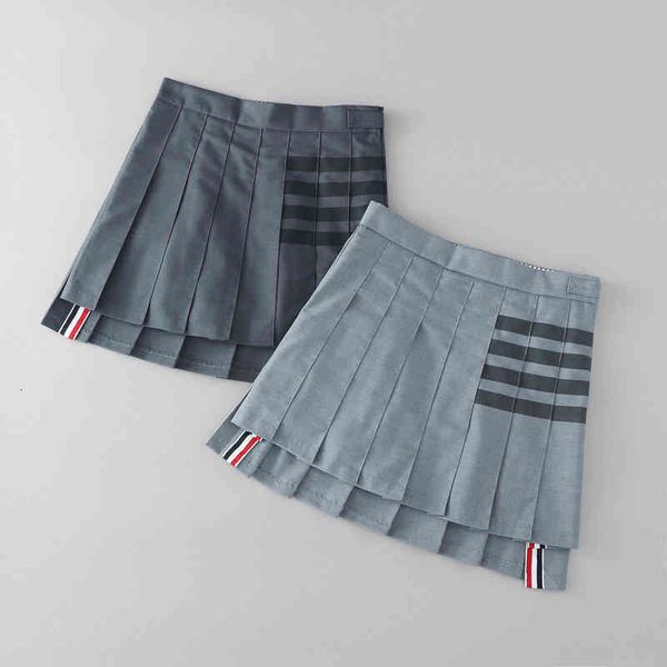 Skirts Summer Preppy Style Korean TB High Waist Pleated Women Clothing Fresh Sweet Splicing Fit Slimming A Line Short Y4PF, Black
Skirts Summer Preppy Style Korean TB High Waist Pleated Women Clothing Fresh Sweet Splicing Fit Slimming A Line Short Y4PF, Black