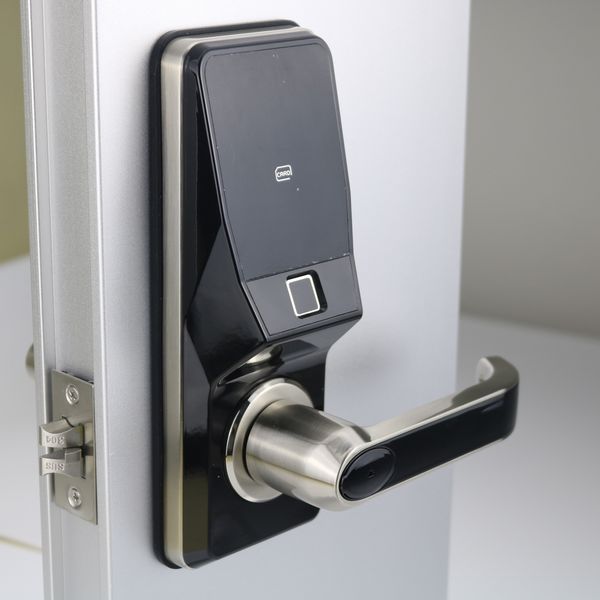 electronic fingerprint door lock digital smart door lock unlock by fingerprint ,code, card, and mechanical key with 2 cards
electronic fingerprint door lock digital smart door lock unlock by fingerprint ,code, card, and mechanical key with 2 cards