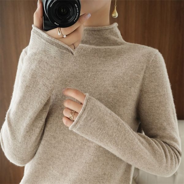 autumn winter women sweater turtleneck cashmere sweater women knitted pullover fashion keep warm new long sleeve loose 201223, White;black
autumn winter women sweater turtleneck cashmere sweater women knitted pullover fashion keep warm new long sleeve loose 201223, White;black