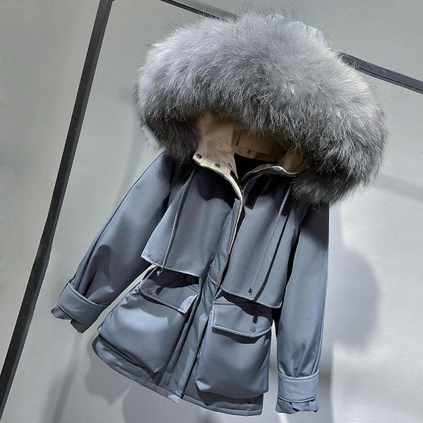 women's down & parkas hooded jacket real raccoon fur collar coat winter jackets for women thick clothes female abrigos wpy970, Black
women's down & parkas hooded jacket real raccoon fur collar coat winter jackets for women thick clothes female abrigos wpy970, Black