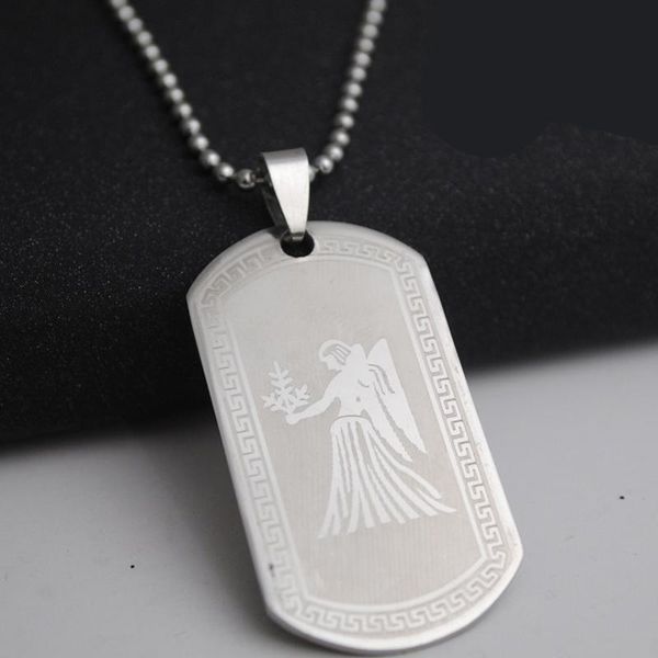 zodiac sign 12 necklace men constellation pendants stainless steel male neckalce accessories simple men's necklace chains square, Silver
zodiac sign 12 necklace men constellation pendants stainless steel male neckalce accessories simple men's necklace chains square, Silver