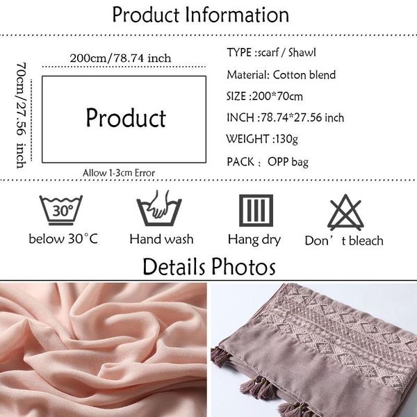 2020 design brand women scarf hijabs for lady solid color tassel fashion shawls and wraps pashmina bandana female foulard bbyrkr bdehome, Blue;gray
2020 design brand women scarf hijabs for lady solid color tassel fashion shawls and wraps pashmina bandana female foulard bbyrkr bdehome, Blue;gray
