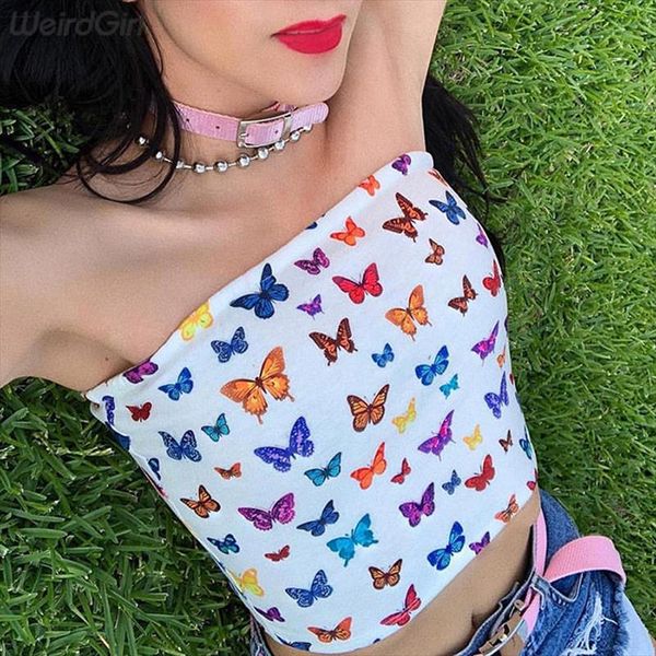 women tank butterfly print casual sash neck sleeveless short female vest crop white off shoulder streetwear
women tank butterfly print casual sash neck sleeveless short female vest crop white off shoulder streetwear