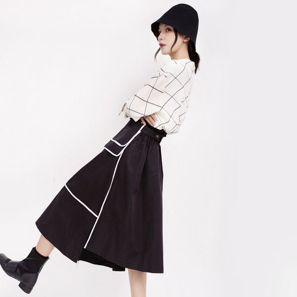 new 2021 high street female mid long skirt shredded pockets personality girl skirts plied lady fancy party clothes designer gdxf, Black
new 2021 high street female mid long skirt shredded pockets personality girl skirts plied lady fancy party clothes designer gdxf, Black
