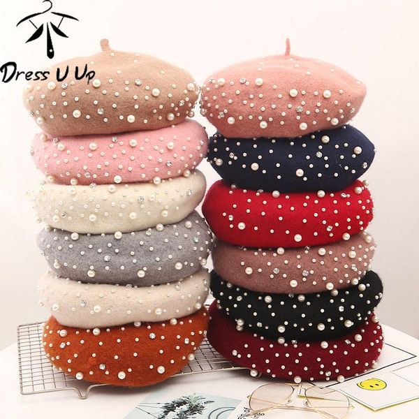 berets dressuup wool beret female winter caps simulated pearl beads hats for women girl flat gorras boina painter cap vintage, Blue;gray
berets dressuup wool beret female winter caps simulated pearl beads hats for women girl flat gorras boina painter cap vintage, Blue;gray