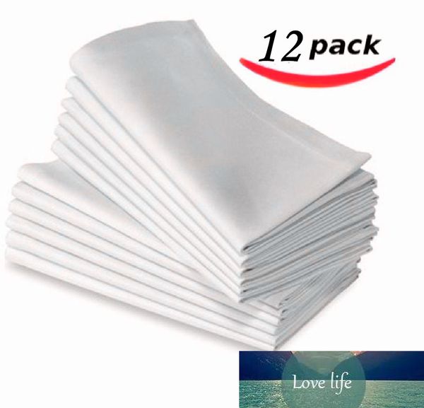 12pc cotton restaurant dinner cloth linen white 50x50cm premium l new napkins
12pc cotton restaurant dinner cloth linen white 50x50cm premium l new napkins