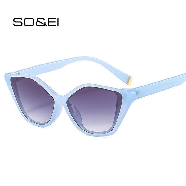sunglasses so&ei fashion small cat eyes women vintage gradient ocean lens eyewear men shades uv400 trending retro sun glasses, White;black
sunglasses so&ei fashion small cat eyes women vintage gradient ocean lens eyewear men shades uv400 trending retro sun glasses, White;black