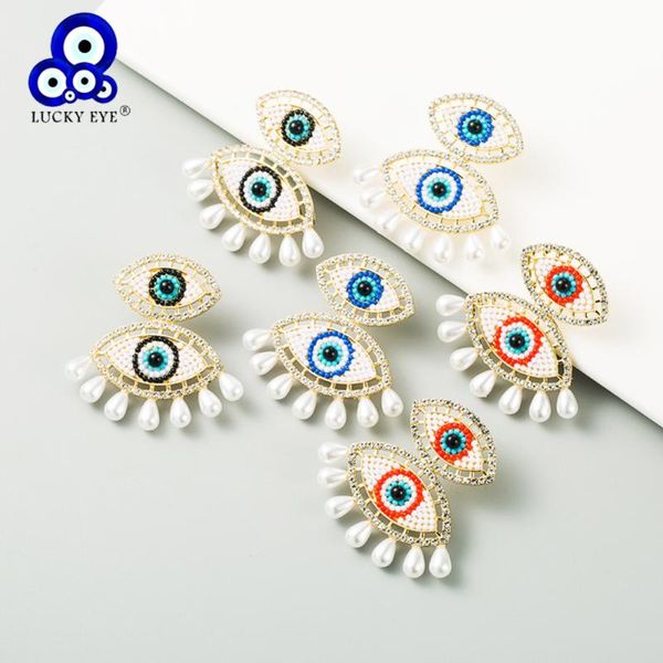 lucky eye pearl tassel turkish evil eye dangle drop earrings gold color alloy small earrings for women girls jewelry le628, Silver
lucky eye pearl tassel turkish evil eye dangle drop earrings gold color alloy small earrings for women girls jewelry le628, Silver