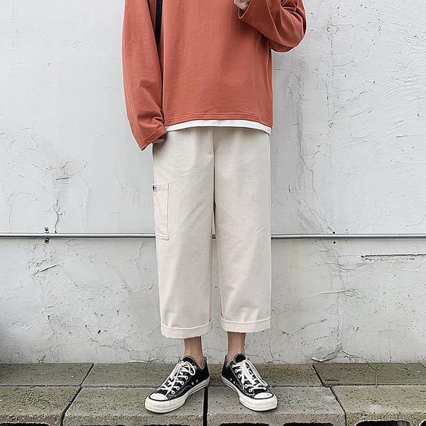 men's pants men casual straight 2021 japanese cargo mens loose collage wide leg male streetwear trousers buttoms plus xxxxxl, Black
men's pants men casual straight 2021 japanese cargo mens loose collage wide leg male streetwear trousers buttoms plus xxxxxl, Black