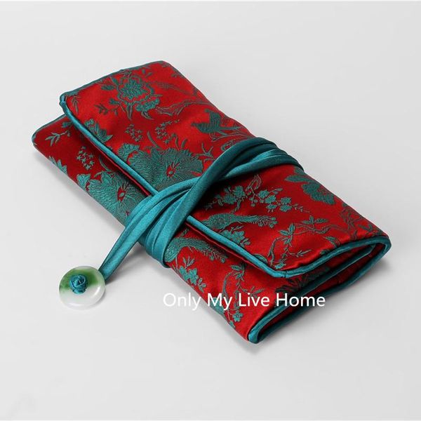 jade thicken travel jewelry roll bag silk brocade 3 zipper pouch drawstring bag cotton filled folding makeup women gift
jade thicken travel jewelry roll bag silk brocade 3 zipper pouch drawstring bag cotton filled folding makeup women gift