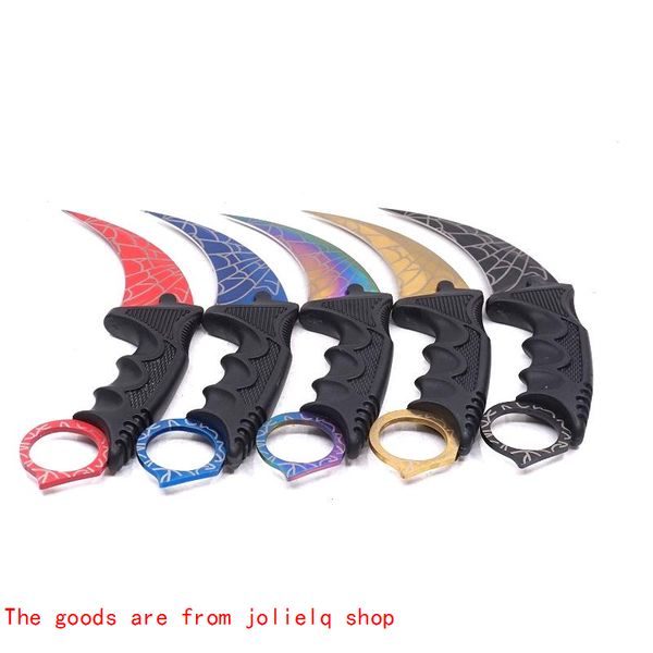 strike knife go cs training counter survival karambit pocket knife fixed blade csgo game claw knife stainless steel outdoor camping qynf ef
strike knife go cs training counter survival karambit pocket knife fixed blade csgo game claw knife stainless steel outdoor camping qynf ef