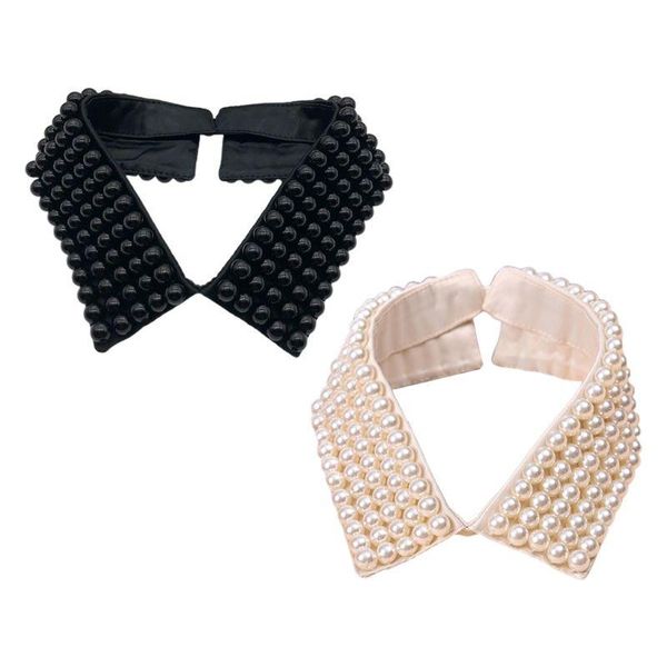 women handmade beading faux pearls layers bib lapel fake collar necklace choker, Blue;purple
women handmade beading faux pearls layers bib lapel fake collar necklace choker, Blue;purple
