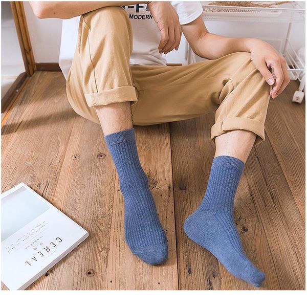 1 pair autumn new business socks 100% cotton in tube men's socks all-match solid color breathable sweat-absorbent men bbyfjw, Black
1 pair autumn new business socks 100% cotton in tube men's socks all-match solid color breathable sweat-absorbent men bbyfjw, Black