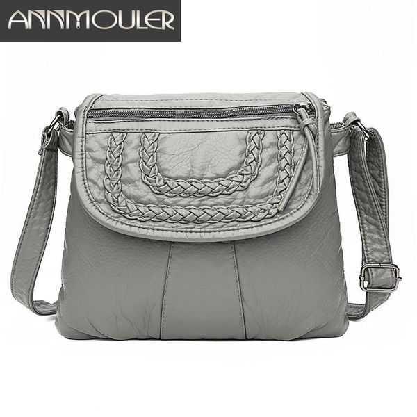 annmouler soft women bag pu leather shoulder bags patchwork crossbody bag washed leather messenger small ladies purse
annmouler soft women bag pu leather shoulder bags patchwork crossbody bag washed leather messenger small ladies purse