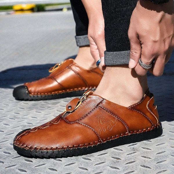 split leather men's shoes slip on handmade sewing men loafers non-slip flats comfortable shoes men casual shoes big size 48 #250q
split leather men's shoes slip on handmade sewing men loafers non-slip flats comfortable shoes men casual shoes big size 48 #250q