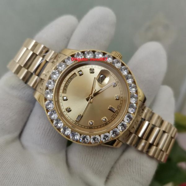 elling wristwatches 41mm 118038 18k yellow gold diamond bezel asia 2813 mechanical automatic mens watch watches, Slivery;brown
elling wristwatches 41mm 118038 18k yellow gold diamond bezel asia 2813 mechanical automatic mens watch watches, Slivery;brown