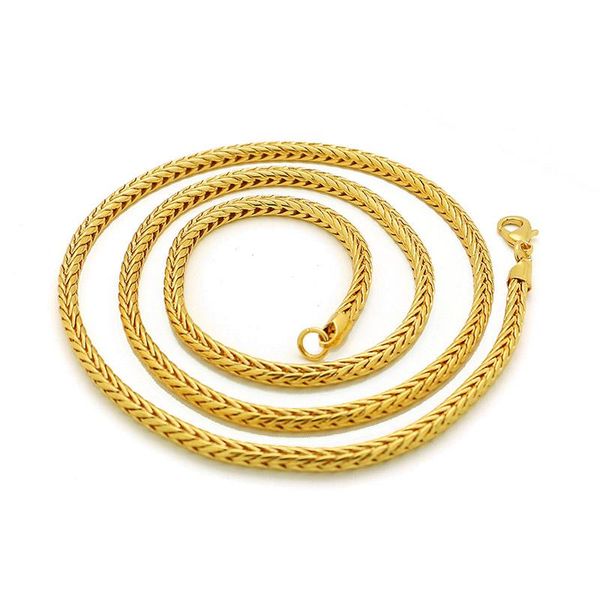 3mm 75cm gold color franco chain necklace copper material link chain necklaces for men hip hop rapper jewelry, Silver
3mm 75cm gold color franco chain necklace copper material link chain necklaces for men hip hop rapper jewelry, Silver