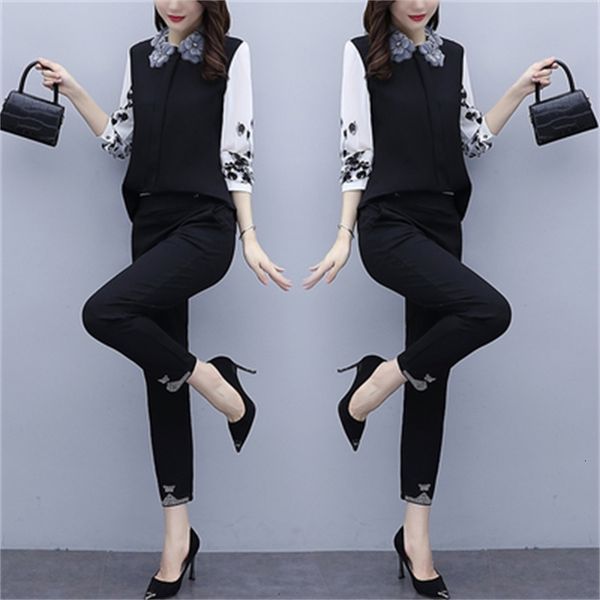 peter pan collars and sweaters woman suits suit office piece floral print elegant diamond ladies'pantsuits kglx, White;black
peter pan collars and sweaters woman suits suit office piece floral print elegant diamond ladies'pantsuits kglx, White;black