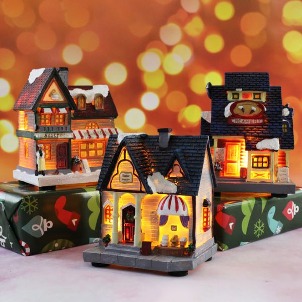 christmas snow wooden house resin luminous decoration toys gifts creative micro landscape
christmas snow wooden house resin luminous decoration toys gifts creative micro landscape