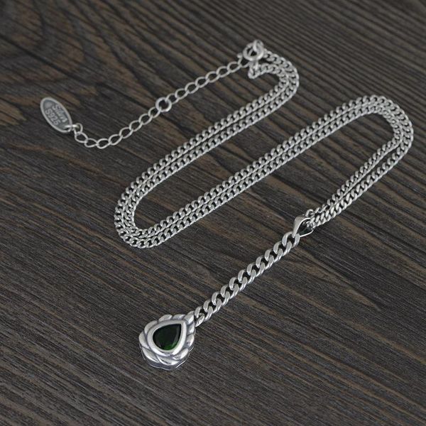 chains fnj heart pendant necklace 925 silver 60cm fine vintage original s925 women necklaces for jewelry making green zircon
chains fnj heart pendant necklace 925 silver 60cm fine vintage original s925 women necklaces for jewelry making green zircon