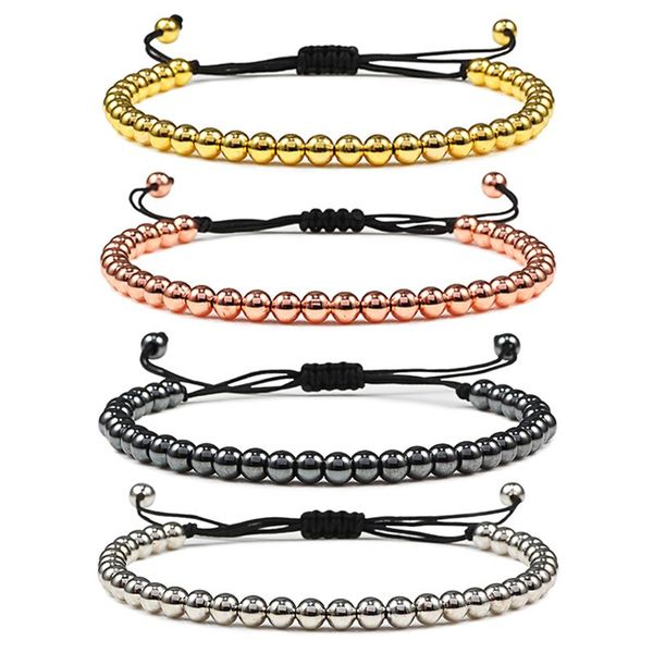 minimalism women men bracelet gold silver plated beaded braided bracelets bangles adjustable rope chain luxury jewelry kids gift, Black
minimalism women men bracelet gold silver plated beaded braided bracelets bangles adjustable rope chain luxury jewelry kids gift, Black