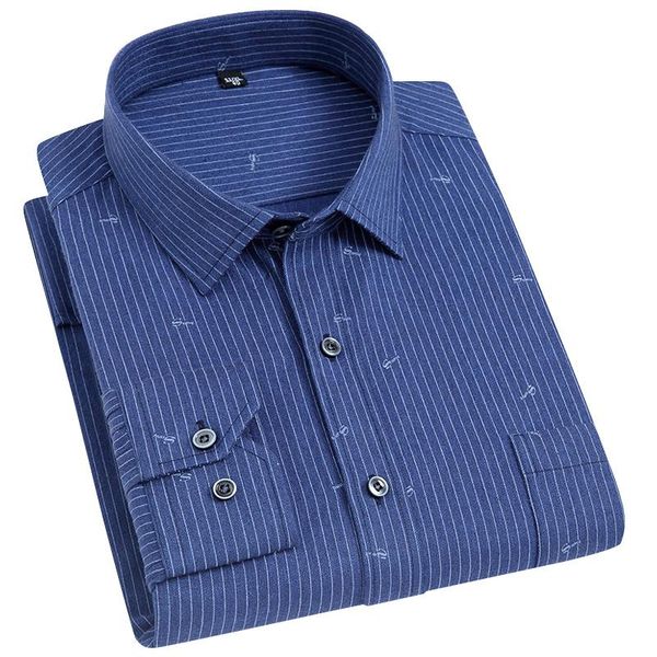 men's casual shirts business mens stripe long sleeve loose fit shirt for men classic collar good stitch man's clothing pocket, White;black
men's casual shirts business mens stripe long sleeve loose fit shirt for men classic collar good stitch man's clothing pocket, White;black