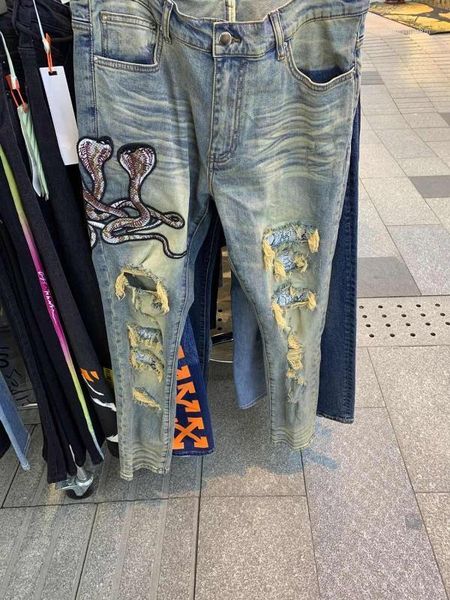 men's jeans xz700270 fashion men's 2021 runway european design party style clothing1, Blue
men's jeans xz700270 fashion men's 2021 runway european design party style clothing1, Blue
