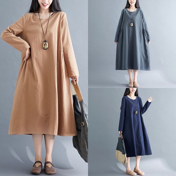1ibnv 2020 spring long wear cotton korean new large size women's linen linen version loose thinmedium and autumn leisure literature and, Black;gray
1ibnv 2020 spring long wear cotton korean new large size women's linen linen version loose thinmedium and autumn leisure literature and, Black;gray