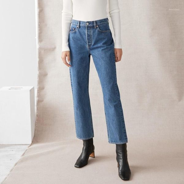 cotton jeans women high waist solid color 2021 spring new casual ladies denim trousers1, Blue
cotton jeans women high waist solid color 2021 spring new casual ladies denim trousers1, Blue